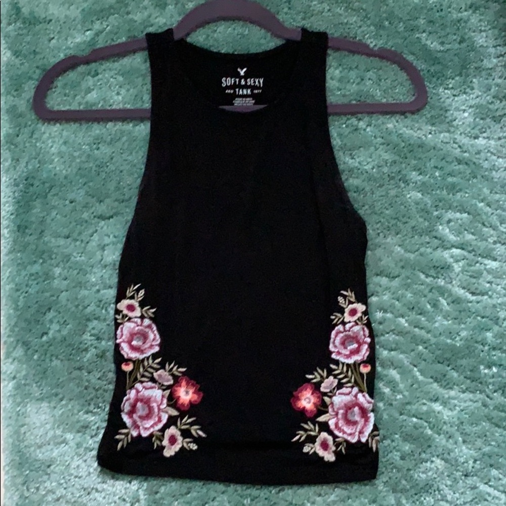 Floral tank top